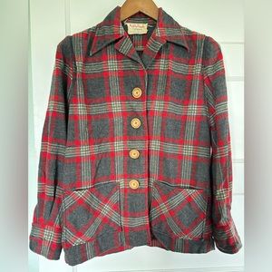 Vintage wool blend jacket